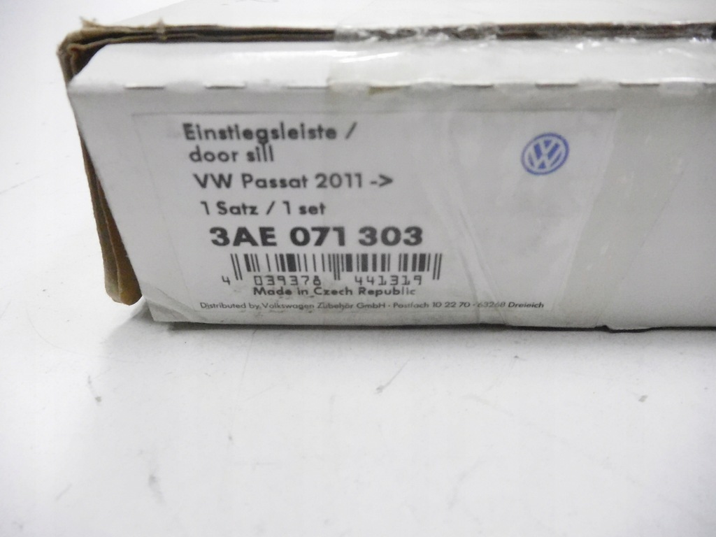 фото №7, Vw passat b7 накладки пороговые 3ae071303