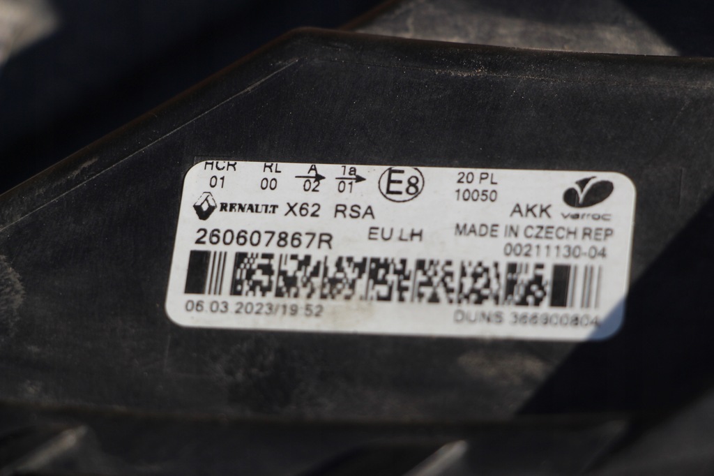 фото №9, Renault master iii lift iv 2019- лампа ліва передня 260607867r