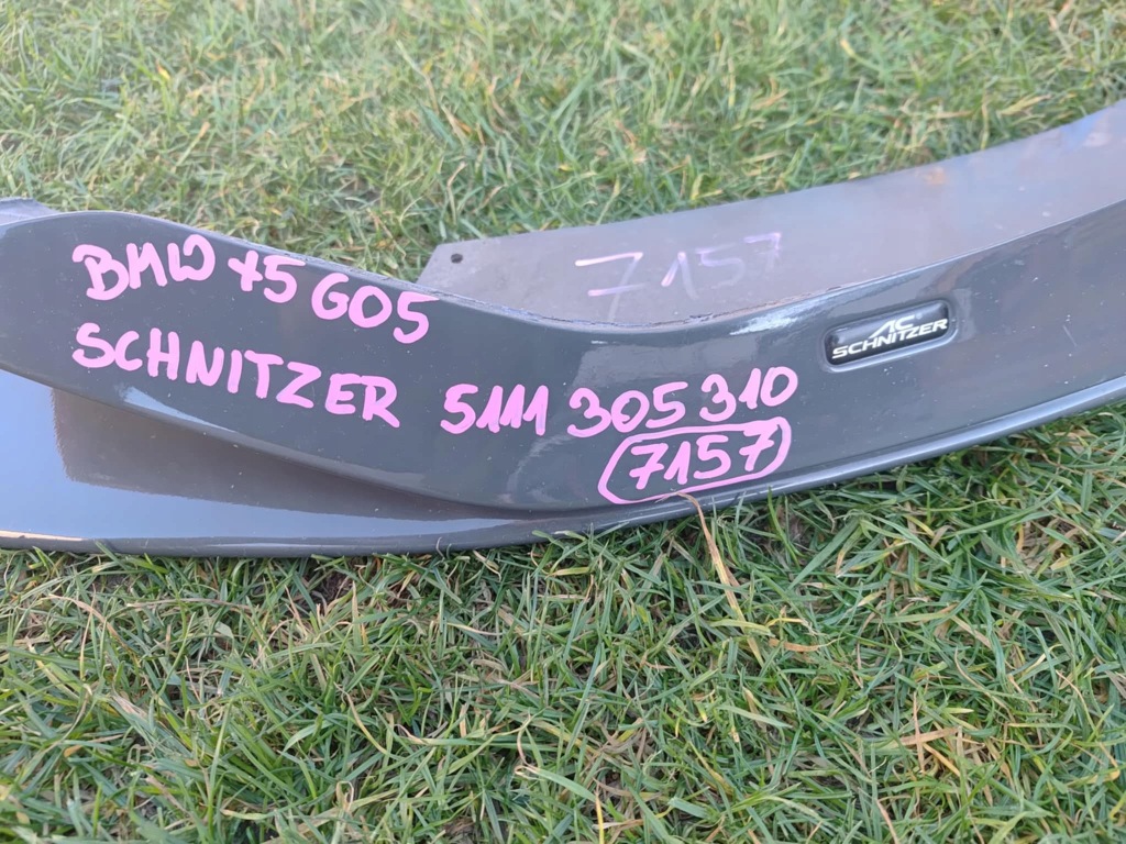 фото №12, Bmw x5 g05 schnitzer накладка спойлер бампера перед 7157