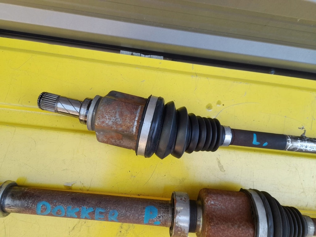 фото №8, Dacia dokker 1.5 dci привідний вал ліва права 391014021r 391004751r
