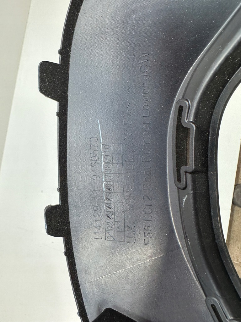 фото №9, Молдинг бампера заднего спойлер накладка mini f56 lci 9450570 nowa