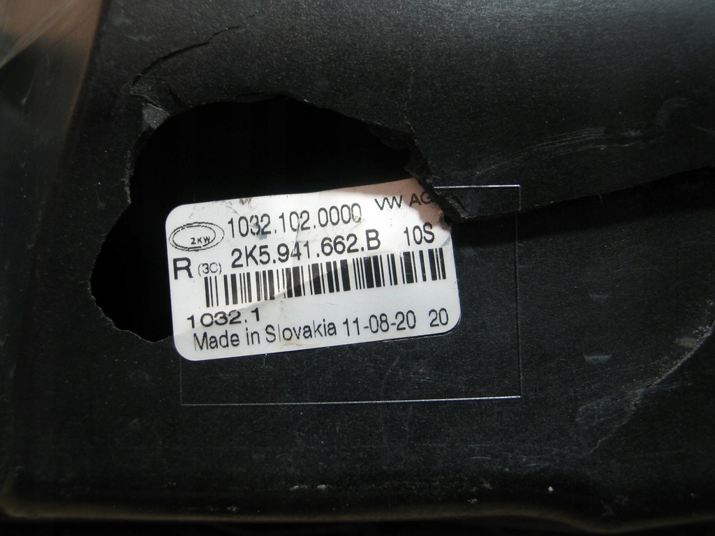 фото №13, Лампа противотуманная фара левый vw caddy lift 2k5941662b