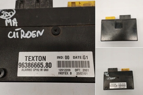 фото №4, Модуль блок управления сигнализация citroen 96386665
