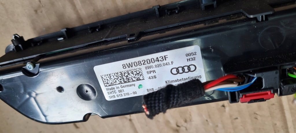 фото №9, A4 b9 8w панель обдув кондиціонера 8w0820043f a5 8w