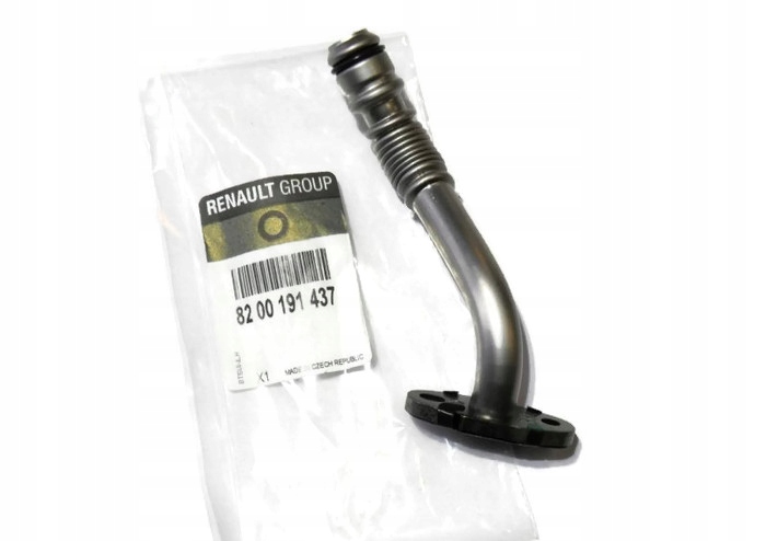 фото №1, Труба обратная турбины вентиляция картера масляная renault 2.5 dci