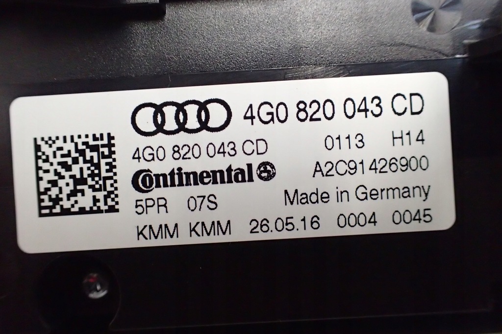 фото №10, Audi a7 4g панель кондиционера 4g0820043cd