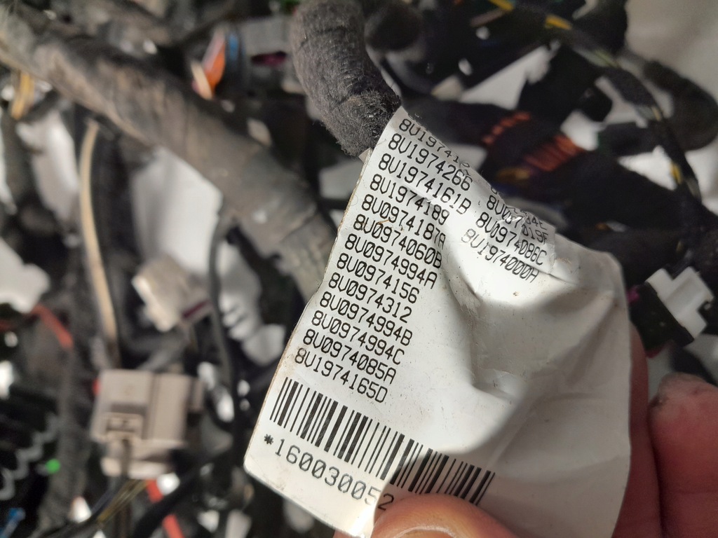 фото №8, Audi a3 s3 8v жгут установка двигателя 2.0tfsi 8v0927903g 5q0937125a