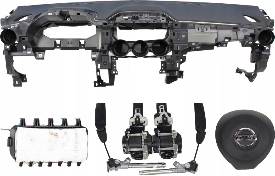 фото №1, Приборная панель консоль подушка безопасности ремни nissan juke