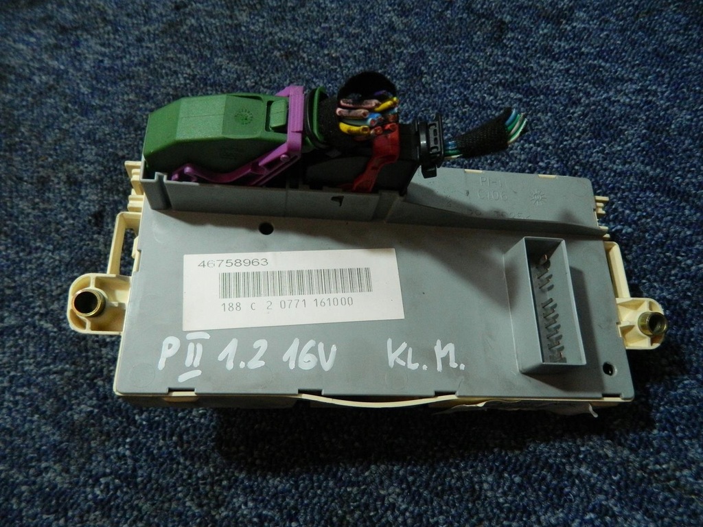 фото №9, Бортовий комп'ютер замок запалювання bsi fiat punto 2 1.2 16v 99-03r.