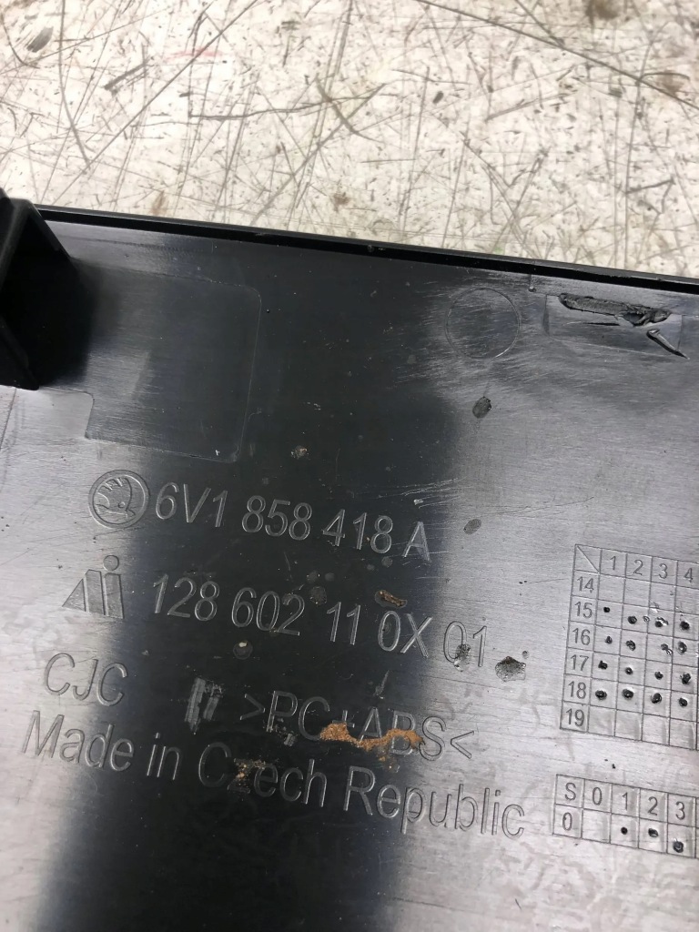 фото №9, Молдинг dekor консоли skoda fabia iii 6v1858418a 6v1858417a