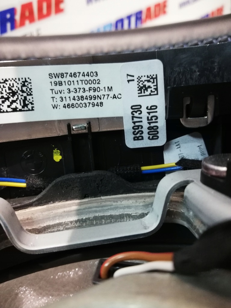 фото №12, Bmw g05 g15 g30 m5 f90 m8 f91 x5m x6m xm g09 воздуховод подушка безопасности комплект