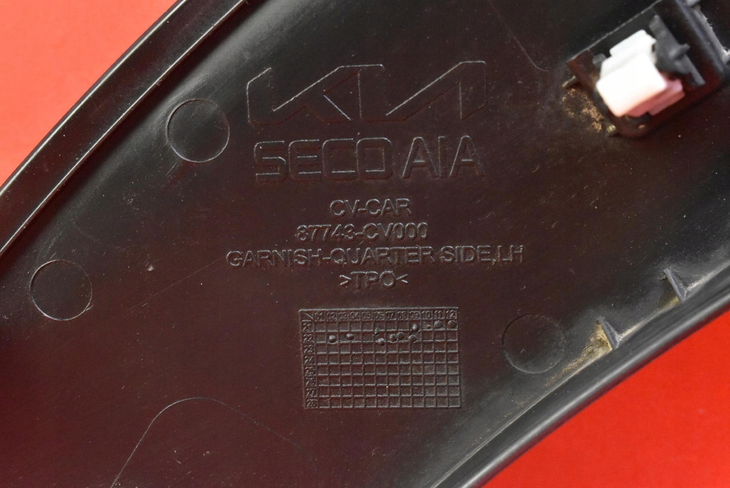фото №12, Молдинг крыла левый задняя czarna 87743-cv000 kia ev6 21-