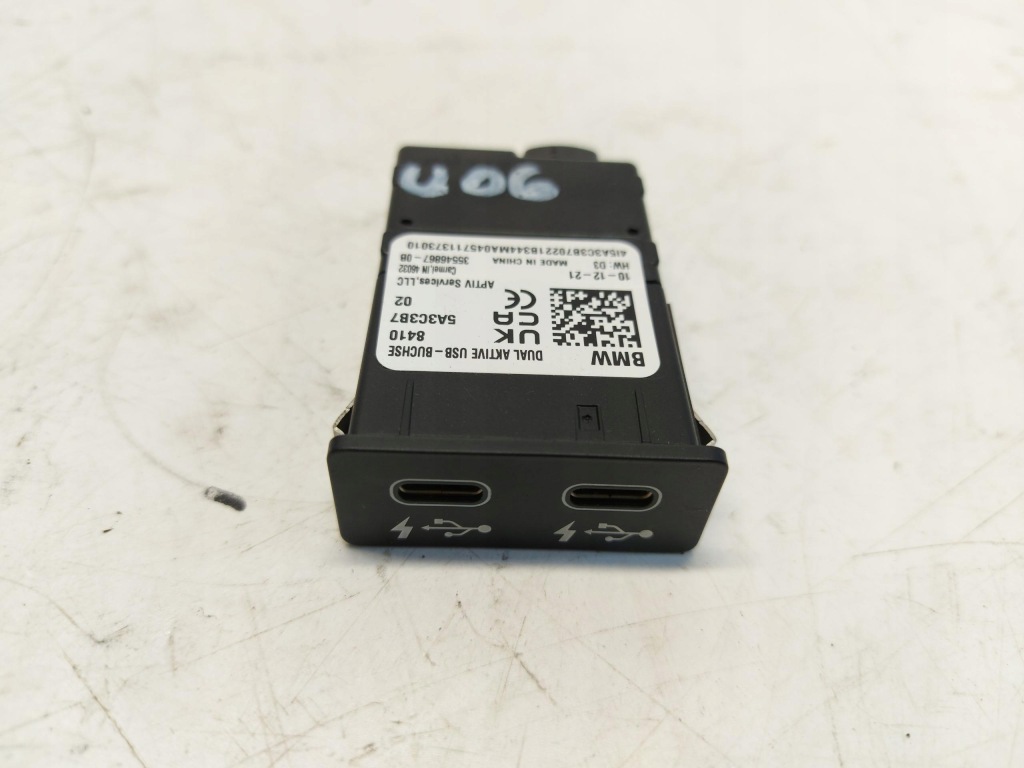 фото №1, Bmw u06 220d роз'єм заряджання port usb 5a3c3b7