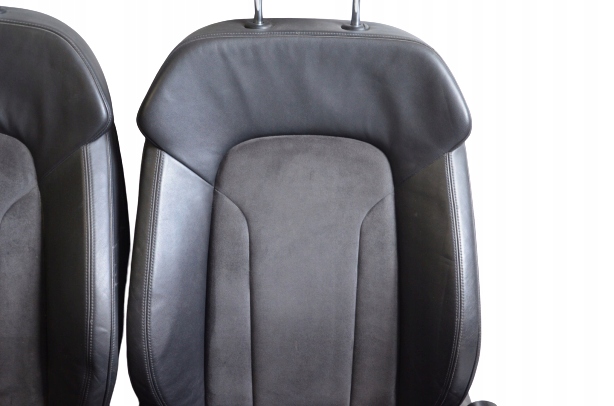 фото №9, Audi q7 4l сидіння шкіра alcantara czarna електрика