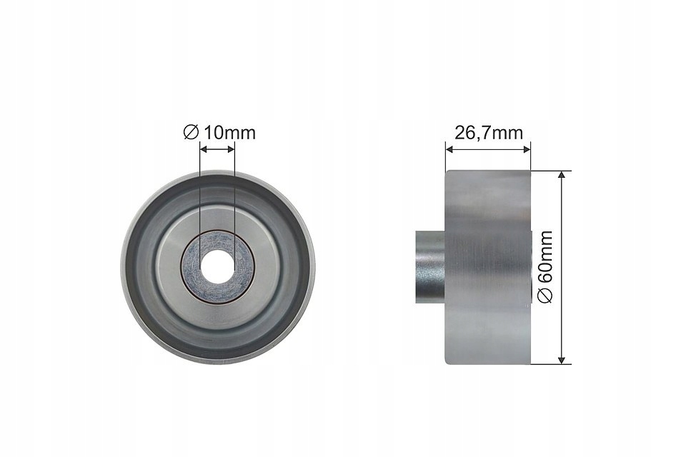 фото №2, Ролик натяжителя ремень многоручейковый ford tourneo connect, transit connect