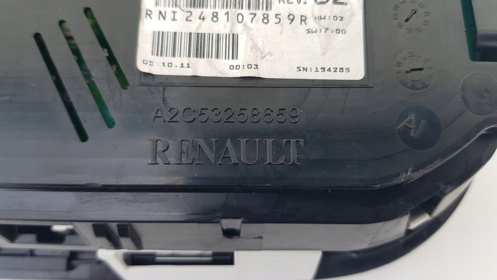 фото №13, Лічильник, прилади renualt megane iii eu