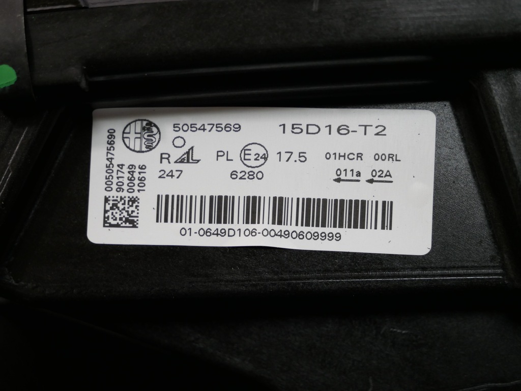 фото №9, Фари лампи alfa romeo giulia h7 2015 - 2020 00505475800 00505475690