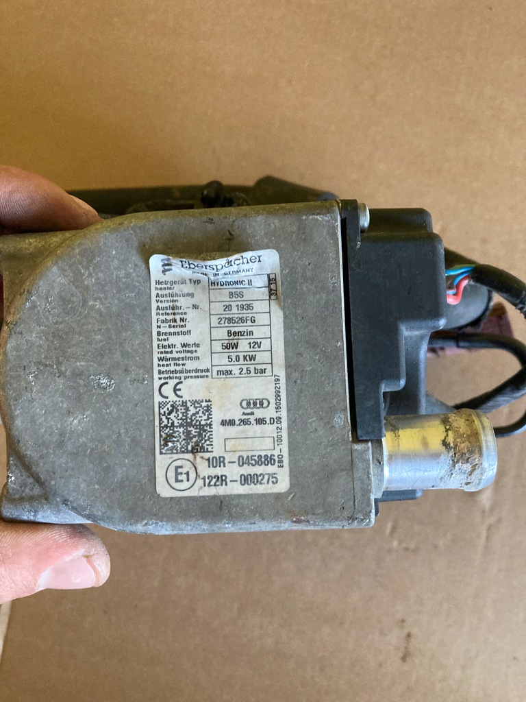 фото №9, Audi q7 q8 обогреватель webasto 4m0265081ad