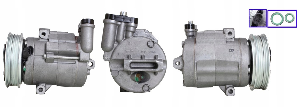 фото №2, Компрессор кондиционера do renault fluence 1.6 dci