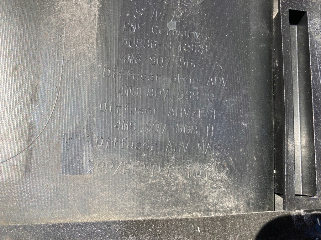 фото №16, Дифузор накладка бампера audi q8 rsq8 4m8807568f