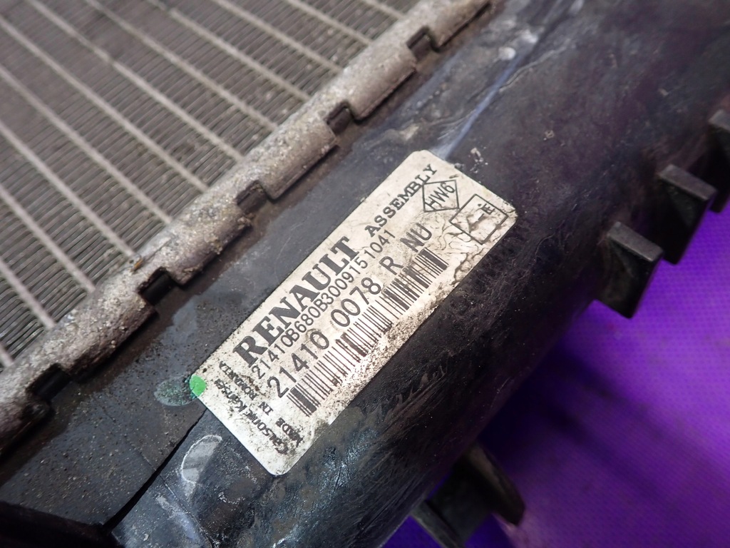 фото №5, Dacia sandero ii радіатор wody 214100078r k9k626