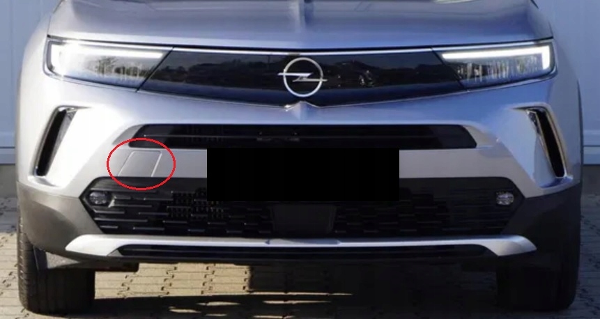 фото №13, Opel mokka b ii 2020- заглушка фаркоп перед gm оригинал б/у