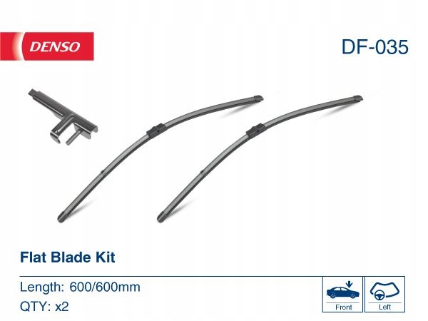 Щетки дворник 600+600 плоское - denso df-035 Цена