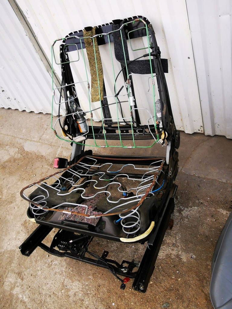 фото №5, Каркас сиденье сиденье электрический левый mercedes 124 w124 cabrio coupe