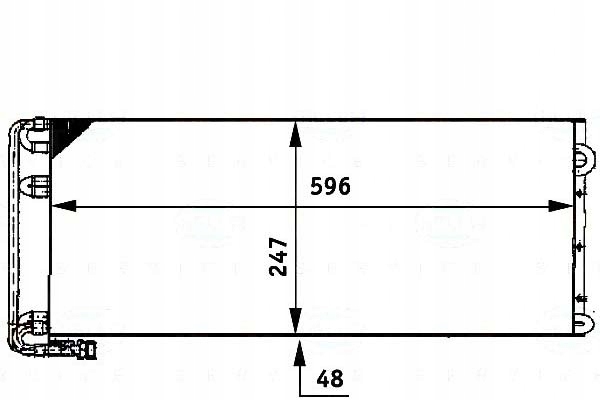 фото №1, Behr hella конденсатор кондиционера