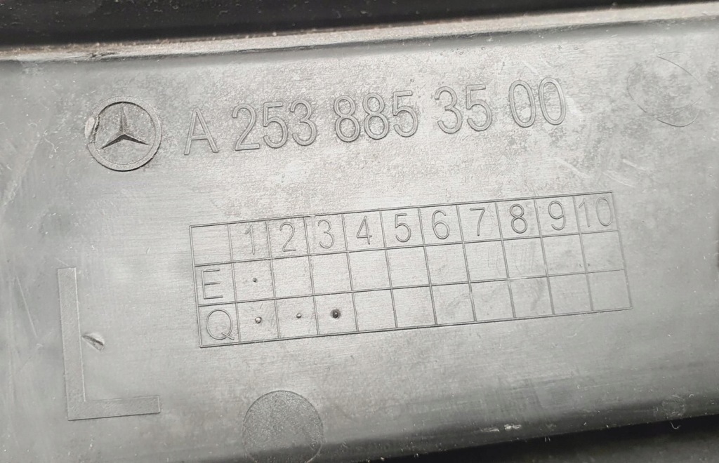Решётка бампера левое  перед mercedes w245 Оригинал
