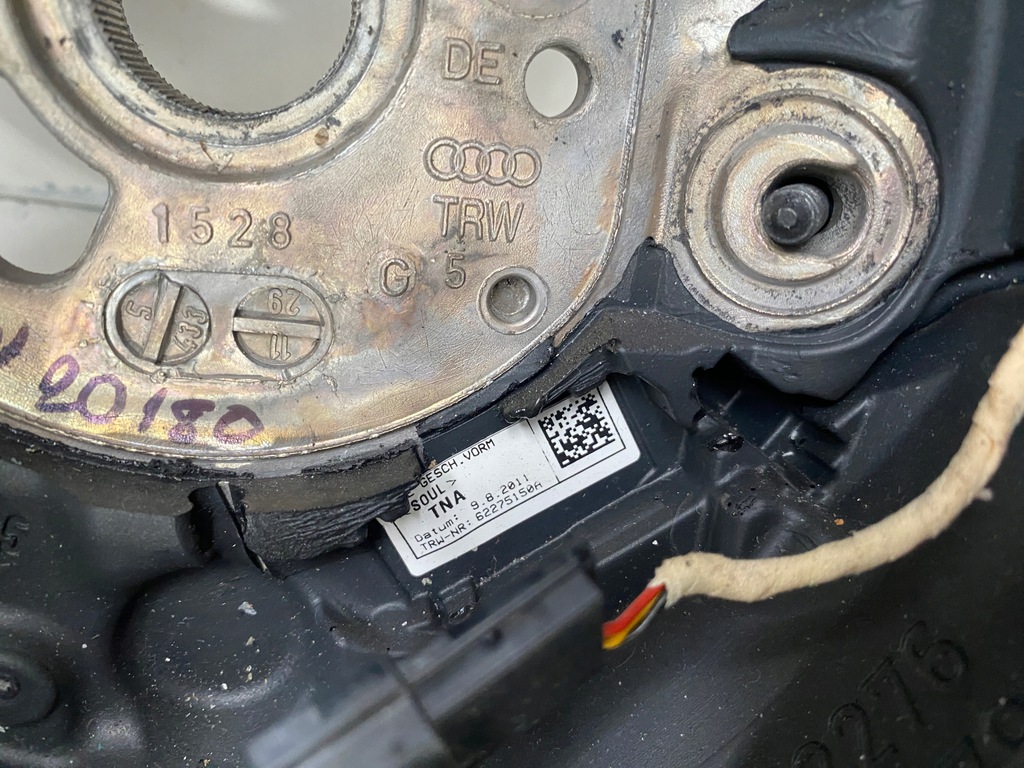 фото №9, Audi a5 8t повітропровід шкіра мультифункція 8t0419091a