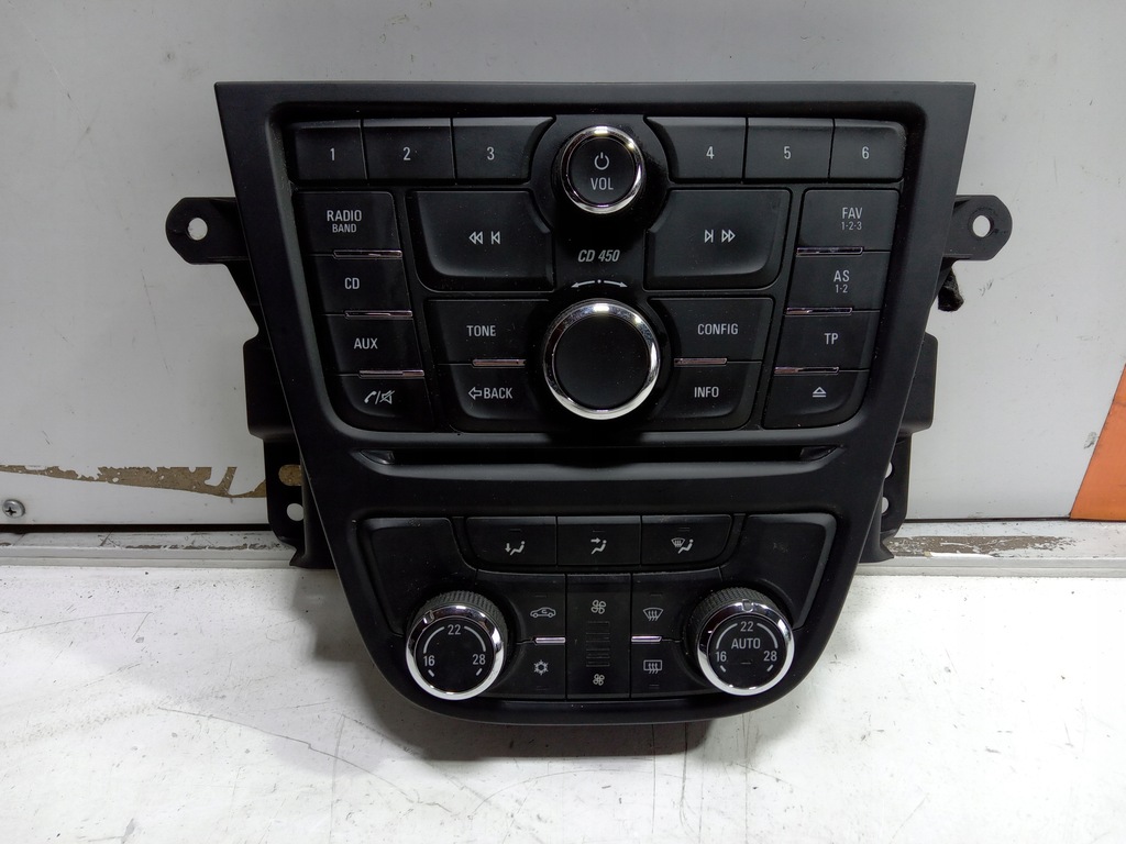 фото №1, Opel mokka 1.6b радиопроигрыватель панель cd 42356788 13474055