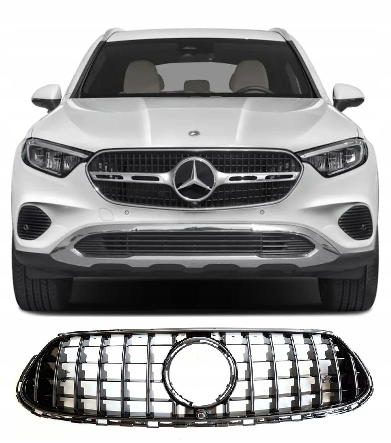 фото №1, Решётка радиатора решётка радиатора mercedes glc w254 x254 2024- panamericana amg чёрный
