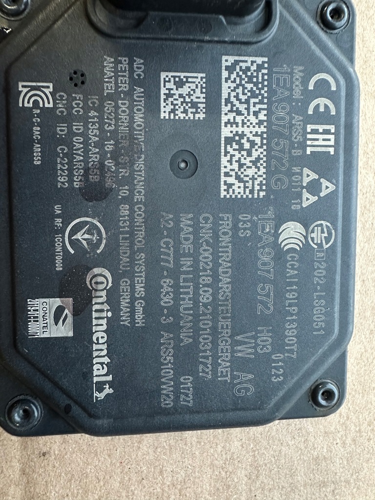 фото №1, Радар датчик 1ea907572h03