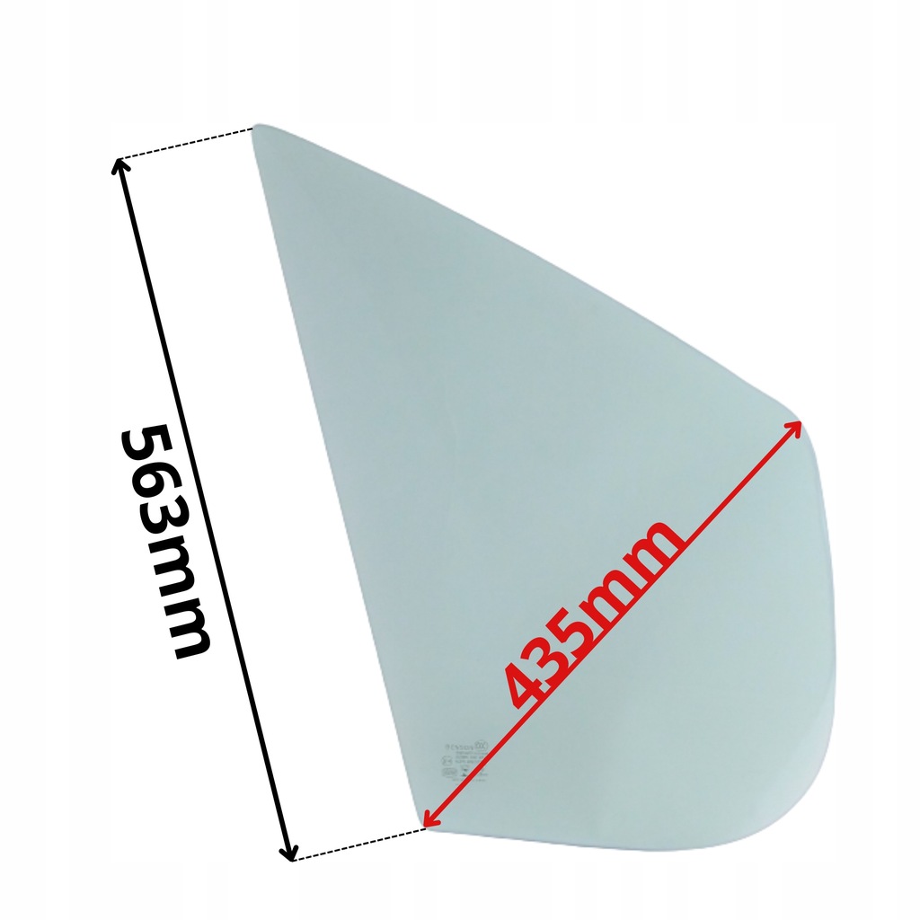 фото №1, Стекло боковая правая дверь треугольник renault trafic ii 0500