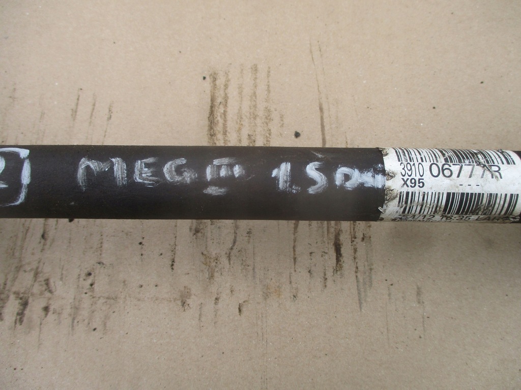 фото №5, Приводной вал правая 391006777r renault megane iii 1.5dci