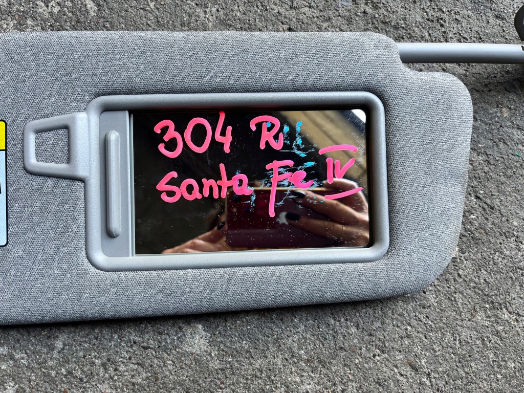 фото №3, 304 hyundai santa fe iv козырёк солцезащитный козырёк защита r