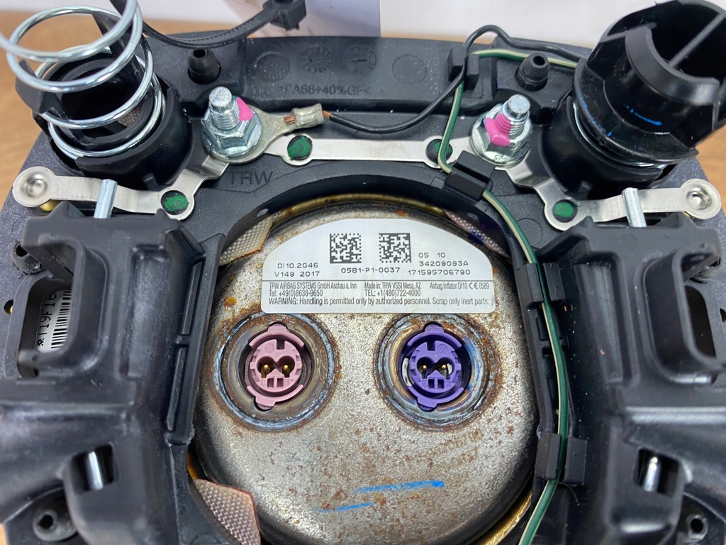 фото №9, Подушка воздушная подушка безопасности водителя chevrolet camaro ss 2016+ usa