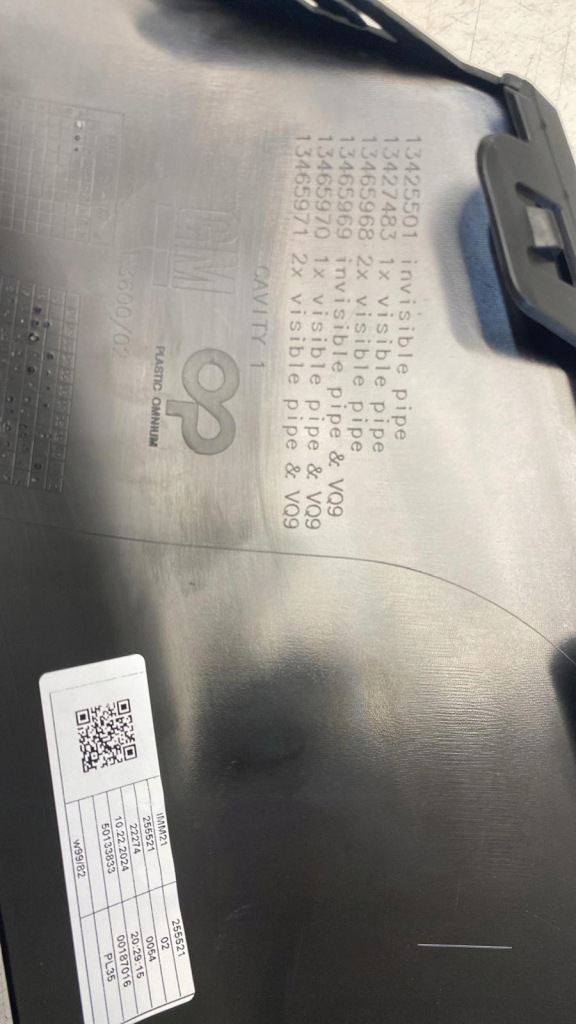 Opel astra k 2015- hb накладка спойлер диффузор бампера задний  13427483 Цена