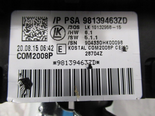 фото №10, Citroen c4 cactus стрічка перемикачі шлейф