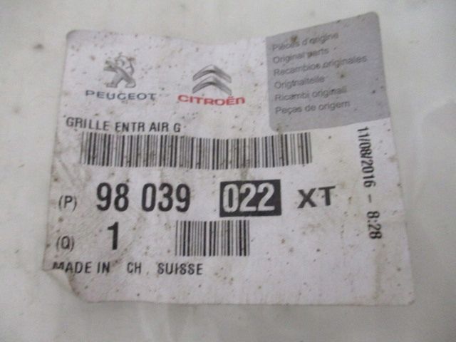 фото №8, Ds5 11-18 жабо верхний левая nowe 98039022xt