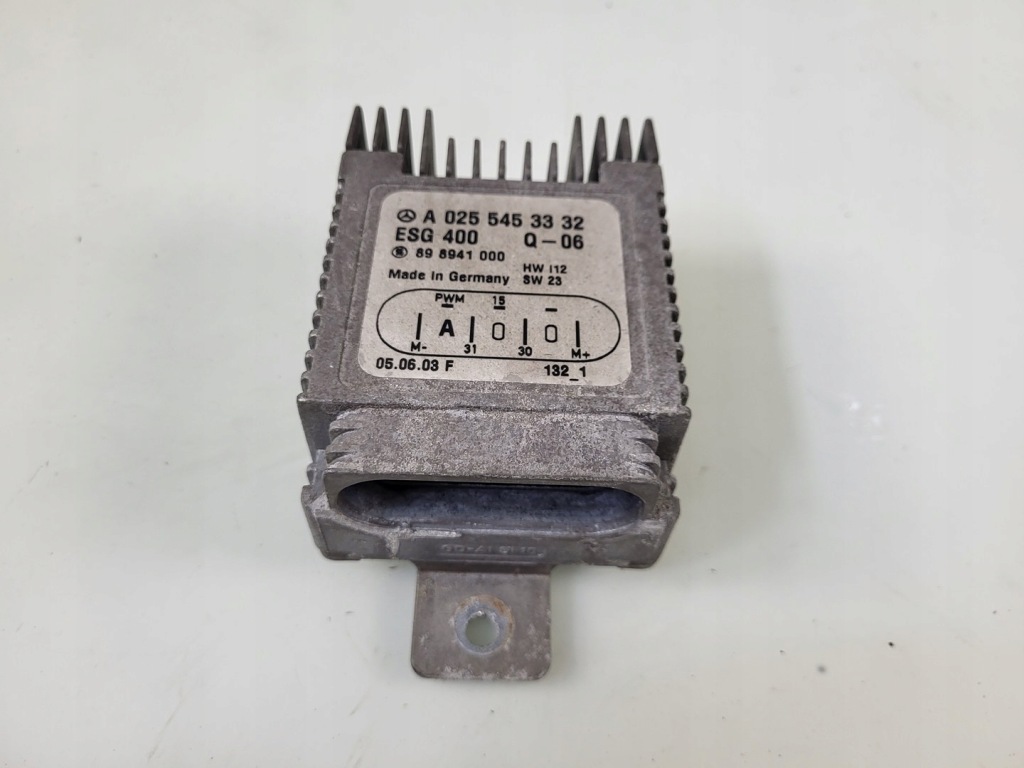 фото №1, Mercedes slk r170 lift 2.0 2.3 k модуль вентилятора блок керування реле