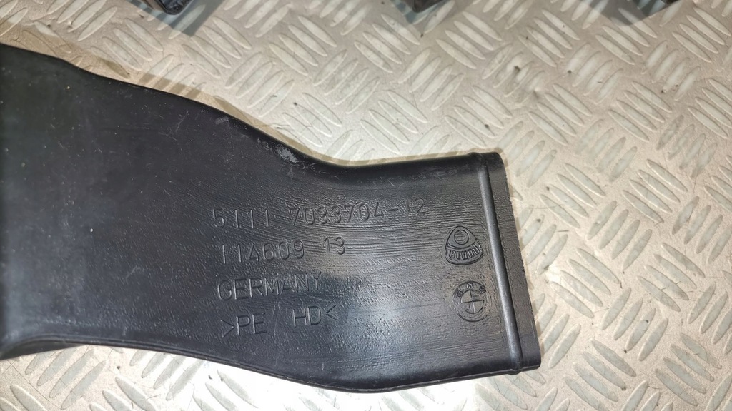 фото №12, Bmw 5 e60 e61 впуск бампера канал воздуха тормоза правый перед 7033704