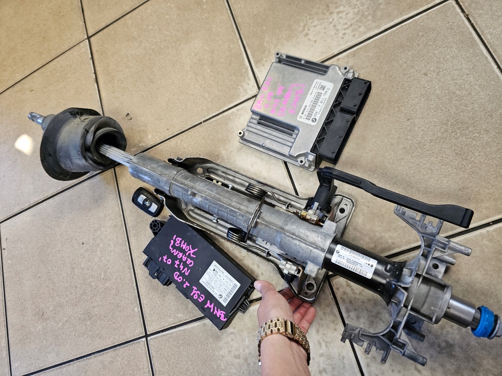 фото №11, Набор стартовый бортовой компьютер иммобилайзер bmw e91 2.0d 07' n47 0281015043