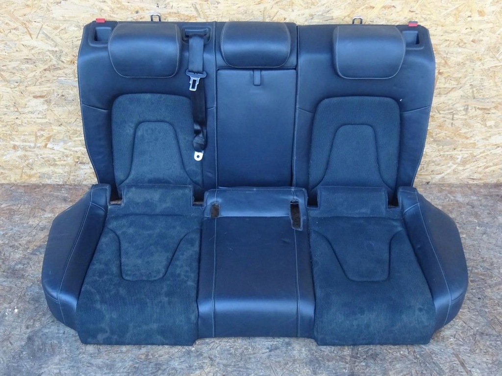 фото №14, Audi a4 b8 8k сиденья заднее сиденье задняя кожа бока спинка комплект s-line