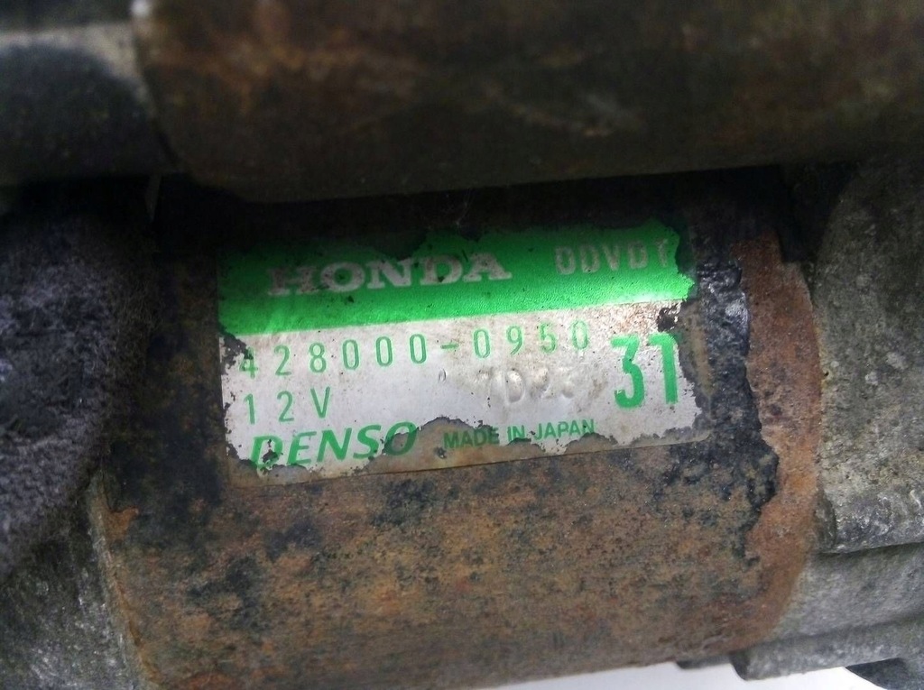 фото №7, Honda jazz 2002 428000950 стартер
