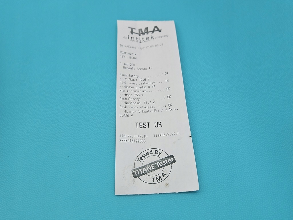 Test стартер renault scenic 2 1.6 16v 8200665518 m000t45971zt Недорого