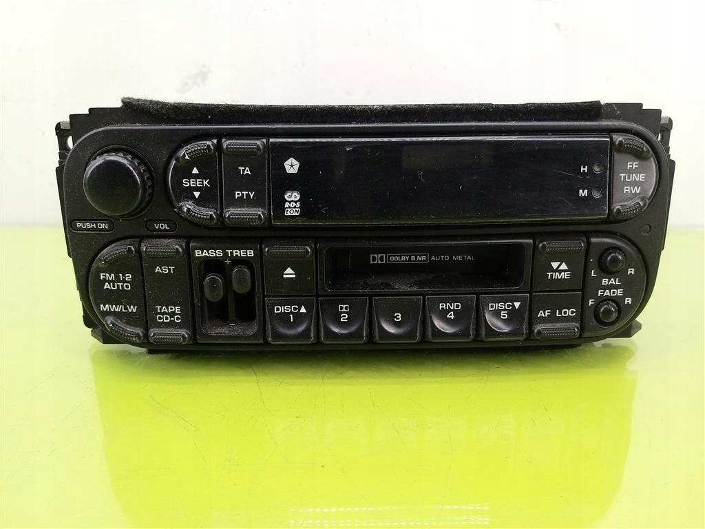 Купить Радио chrysler 300m 1998-2004 r p04858513af 2 разъёмы 7 pin, 7 pin