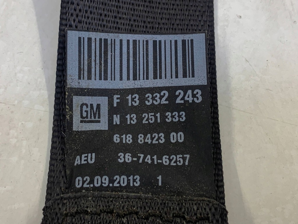 фото №6, Pas безопасности левый задняя 3 ряд opel zafira c 13332243