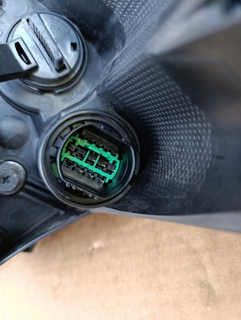 фото №10, Kia ceed ii лампа левая перед передняя фара линза обычная идеальное состояние 11pin